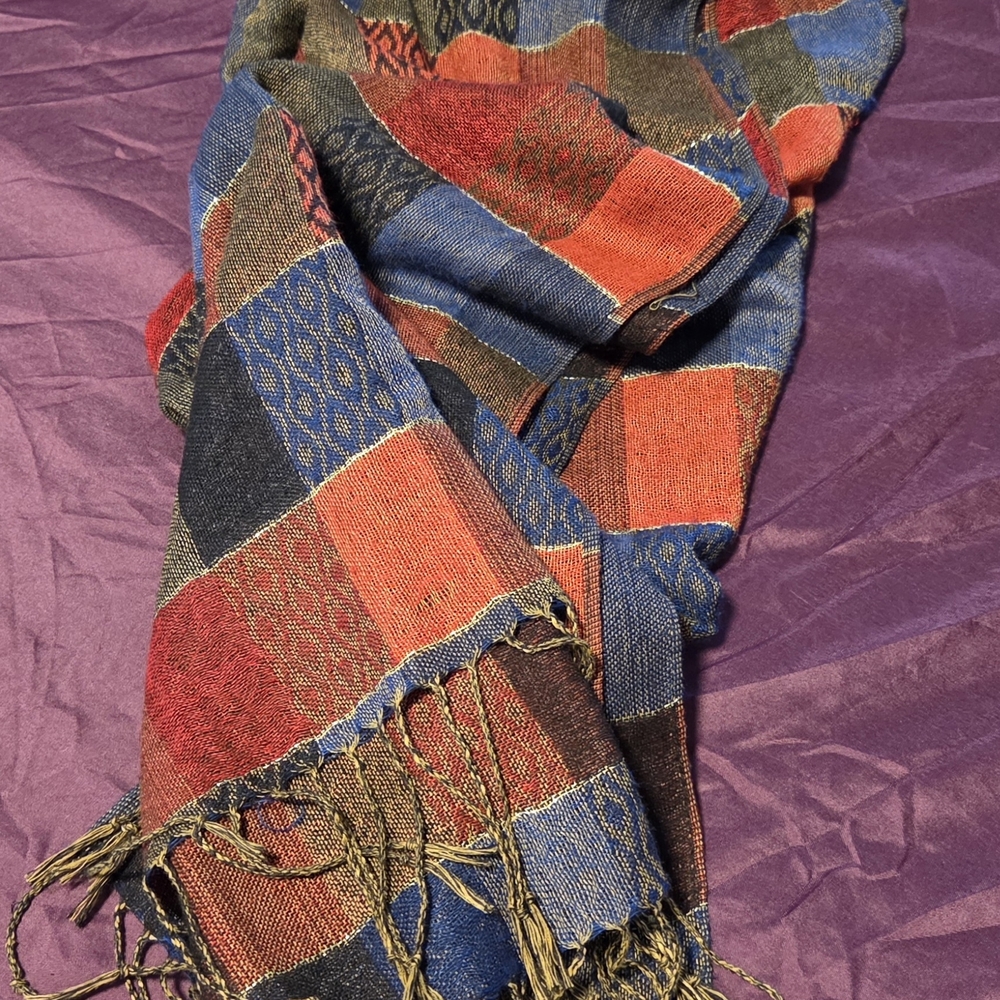 Colorful Patchwork Wrap